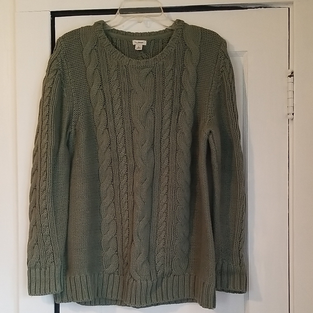Llbean womans Cotton Sweater